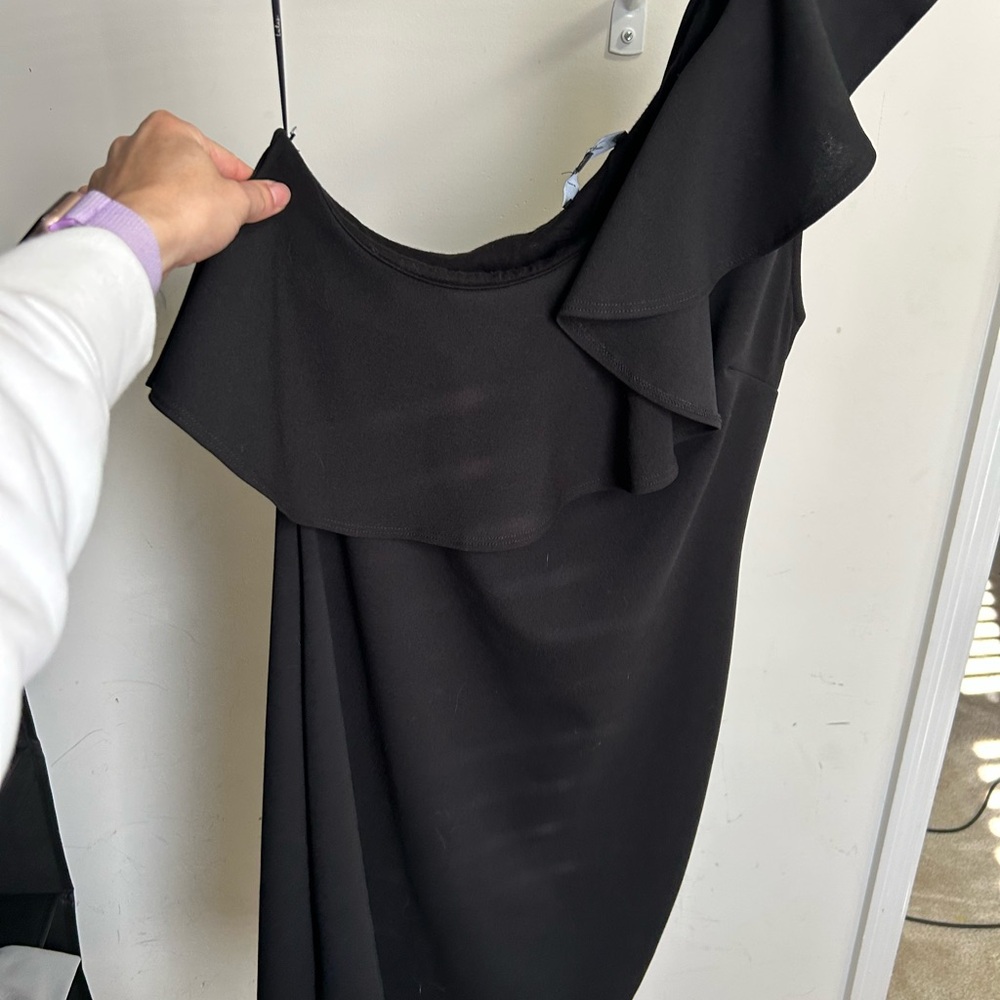 Lulus Black One-Shoulder Bodycon Dress - Picture 8 of 9
